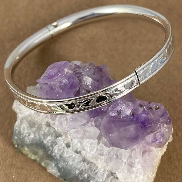Vintage Sterling Silver Baby’s Bangle Bracelet